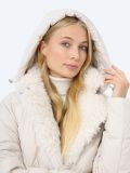 RP9067-08 Куртка женская бежевый+100% полиэстер