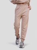 SP634901-08 Костюм спортивный (толстовка с капюшоном+брюки) женский бежевый+80% хлопок,20% полиэстер