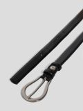 LG05-6-110 Ремень женский черный+натуральная кожа