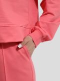 SP014-14 Костюм спортивный (джемпер+кюлоты) женский коралловый+70% хлопок, 25% полиэстер, 5% лайкра