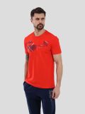 TOM85174-03 Комплект спортивный мужской красный+94% хлопок, 6% эластан
