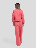 SP014-14 Костюм спортивный (джемпер+кюлоты) женский коралловый+70% хлопок, 25% полиэстер, 5% лайкра
