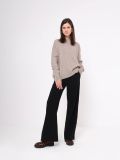 EF01-0005-01 Брюки женские черный+50% ацетатное волокно, 50% шерсть