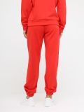 KA17579-24 Комплект (свитшот+брюки) женский коралловый+50% полиэстер,44% район (вискоза),6% спандекс