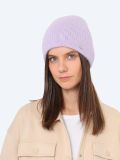 FG0179-17 Шапка женский сиреневый+52% ангора, 30% акрил, 18% шерсть