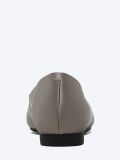 17VC050 Балетки женский серебряный+натуральная кожа