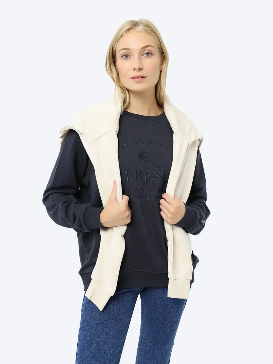 EF8525-25 Джемпер женский графитовый+70% хлопок, 30% полиэстер