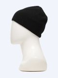 FG0168-01 Шапка мужской черный+70% шерсть, 30% акрил