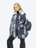 EF200-07 Куртка женский серый+60% полиакрилонитрил, 20% полиэстер, 20% хлопок
