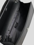 C1024-01 Клатч женский черный+искусственная кожа